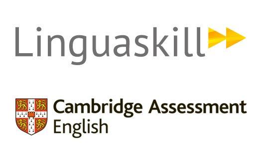 Logos de Cambridge y Linguaskill